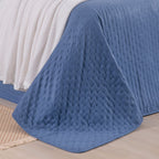 Kit Cama Posta Isabelle Fendi/Azul Marinho/Marfim