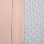 Kit Cama Posta Isabelle Salmão/Branco/Bege