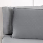 Kit Cama Posta Isabelle Cinza/Marfim