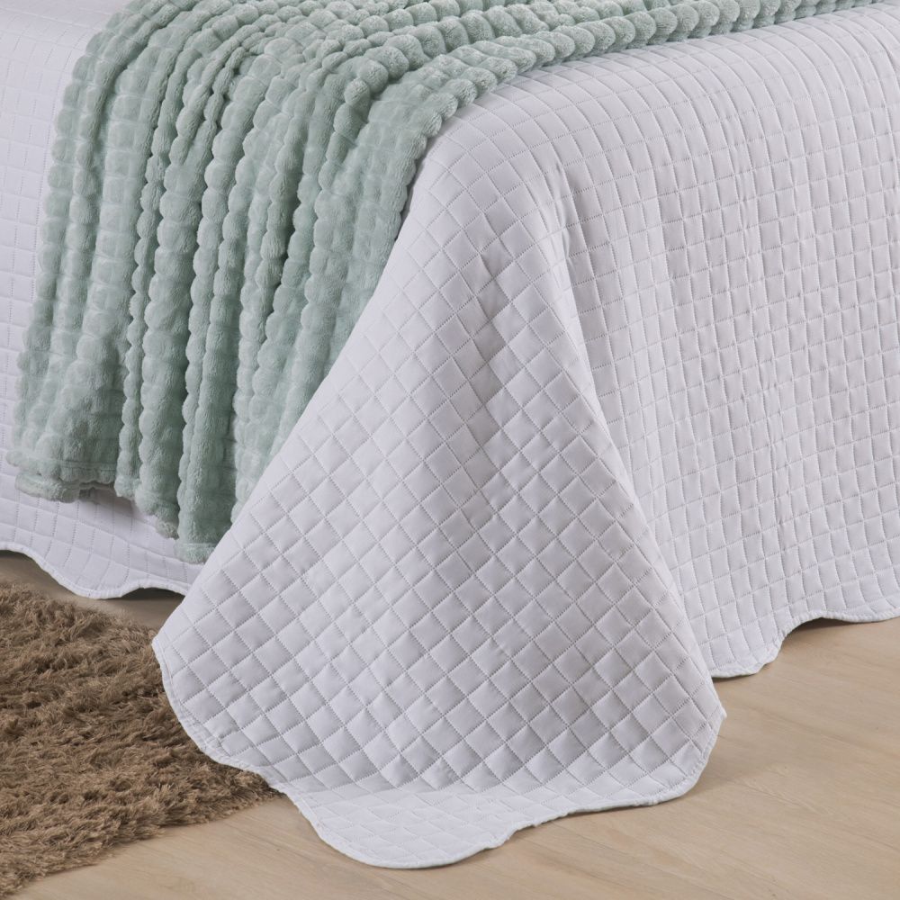 Kit Cama Posta Vitória Dublin/Branco/Verde