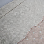 Kit Colcha Cobre Leito 150 Fios Matelado Boutis Estampada Dupla Face Havana Rosê
