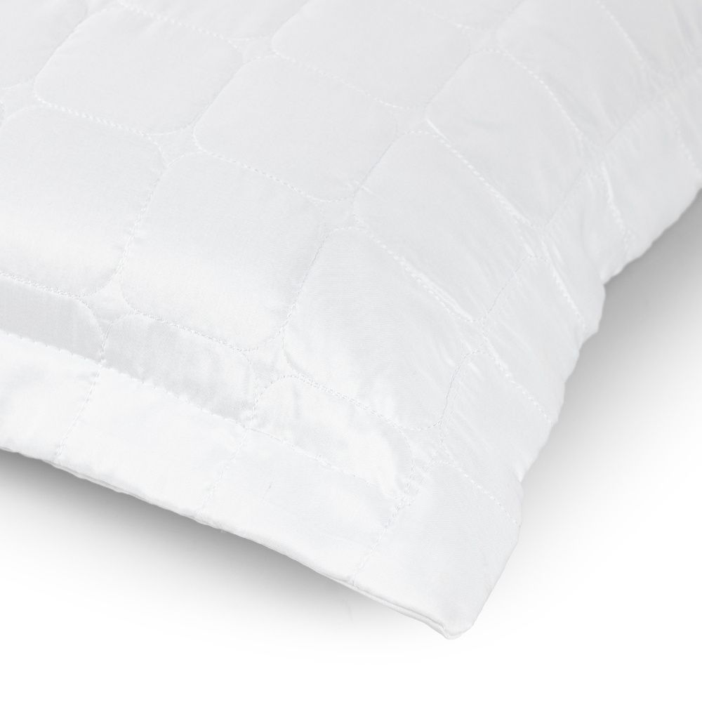 Kit Colcha Cobre Leito Matelassê 200 Fios Dupla Face Berlim Branco