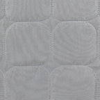 Kit Colcha Cobre Leito Matelassê 200 Fios Dupla Face Berlim Cinza