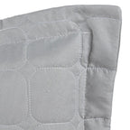 Kit Colcha Cobre Leito Matelassê 200 Fios Dupla Face Berlim Cinza