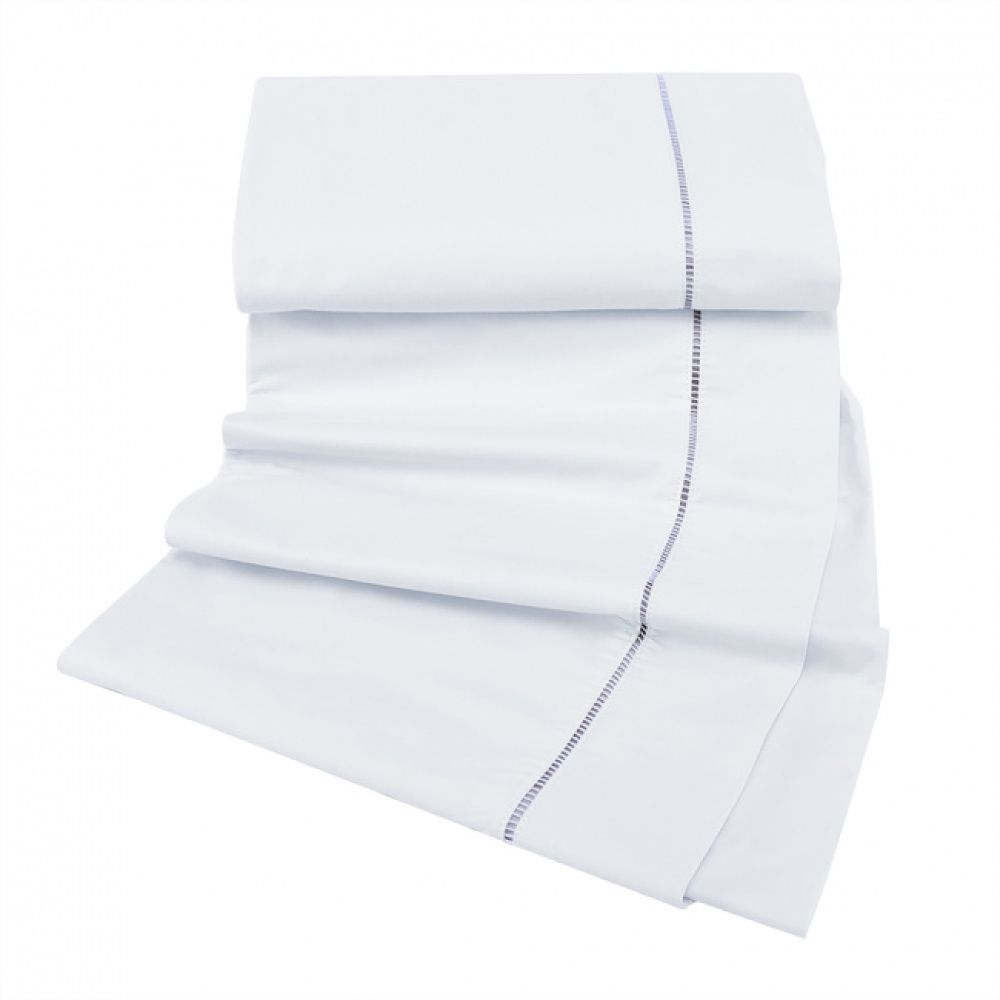 Lençol Sem Elástico Avulso Percal 400 Fios Imperial Ponto Palito Branco