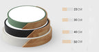 Luminária de teto Decorativa Redonda LED com controle remoto