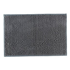 Tapete De Banheiro Bolinha Popcorn Antiderrapante 40x60cm Chenille Cinza