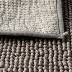 Tapete De Banheiro Bolinha Popcorn Antiderrapante 40x60cm Chenille Fendi