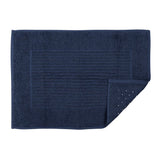 Tapete De Banheiro 50x70cm Algodão 400g/m² Piso Antiderrapante Basic Azul