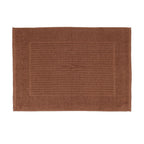 Tapete De Banheiro 50x70cm Algodão 400g/m² Piso Antiderrapante Basic Chocolate