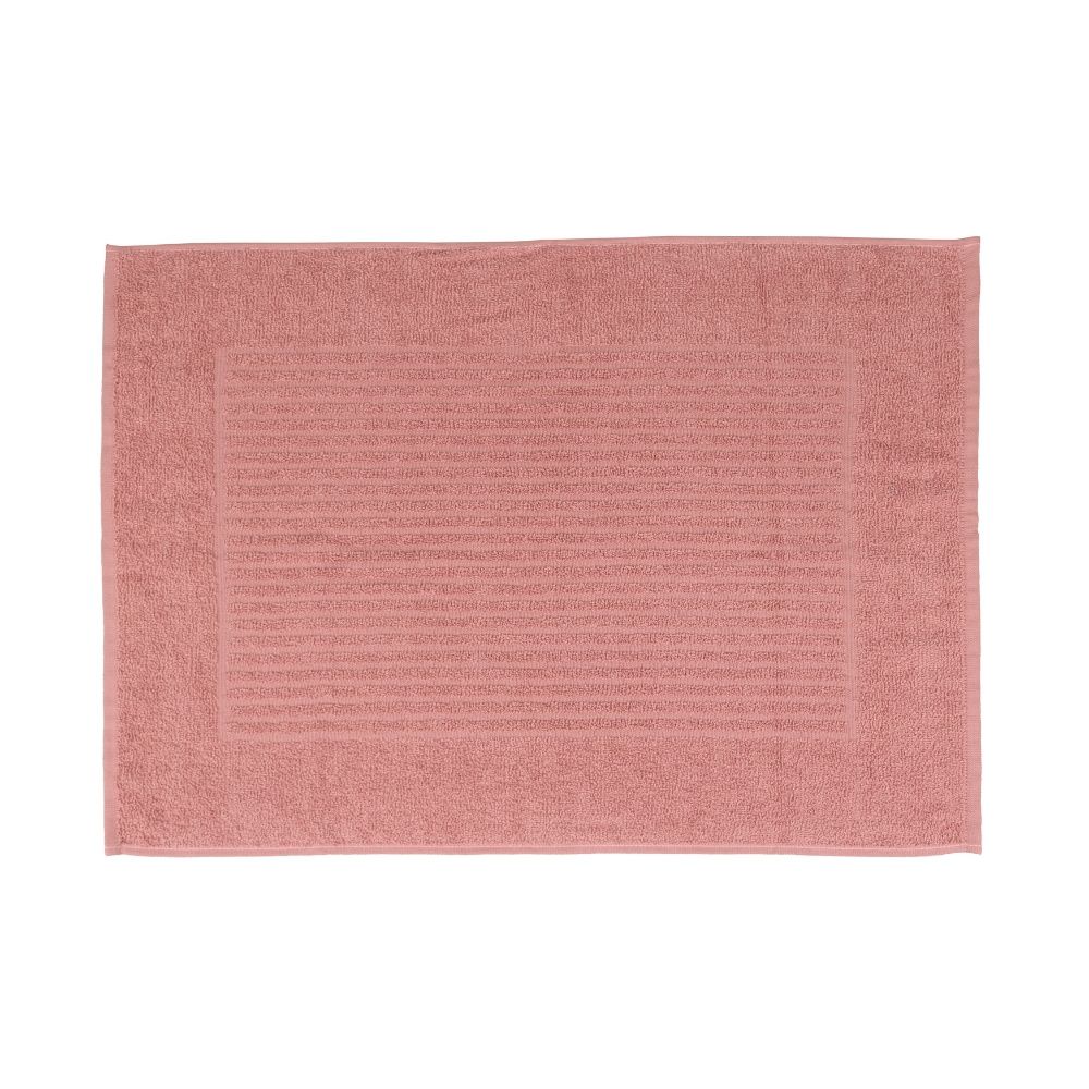 Tapete De Banheiro 50x70cm Algodão 400g/m² Piso Antiderrapante Basic Rosa Cupcake