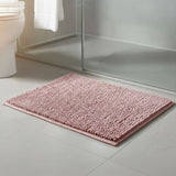 Tapete De Banheiro Bolinha Popcorn Antiderrapante 60x40cm Chenille Rosa
