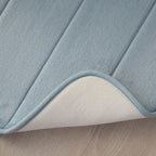 Tapete Ultra Absorvente 60x40cm Soft Antiderrapante 100% Poliéster Azul Claro