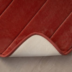 Tapete Ultra Absorvente 60x40cm Soft Antiderrapante 100% Poliéster Terracota