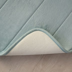 Tapete Ultra Absorvente 60x40cm Soft Antiderrapante 100% Poliéster Verde Claro